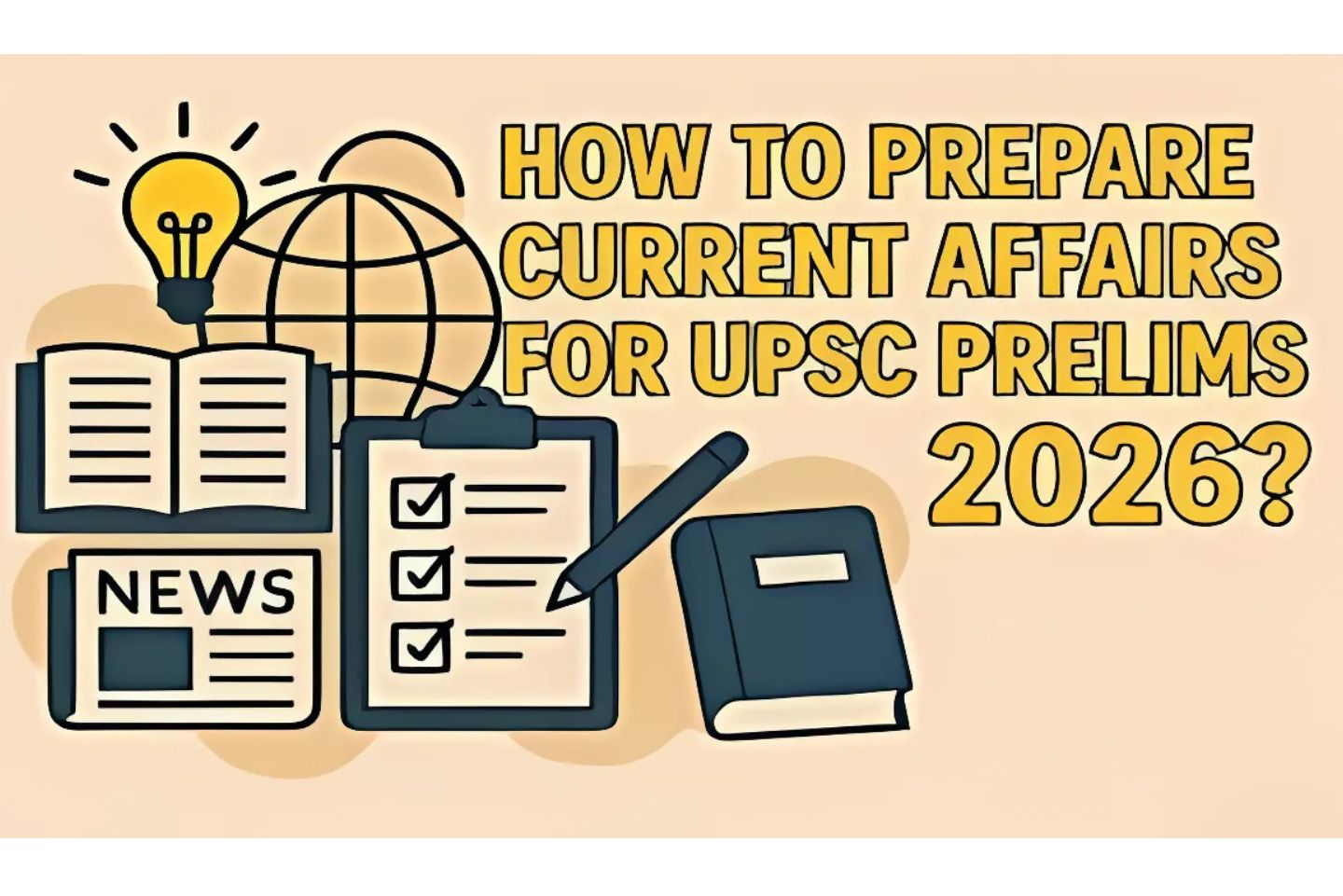 UPSC 2026 Prelims Strategy: How to Tackle Current Affairs Effectively