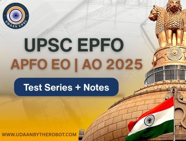 UPSC EPFO APFC 2025 Test Series – Udaan UPSC